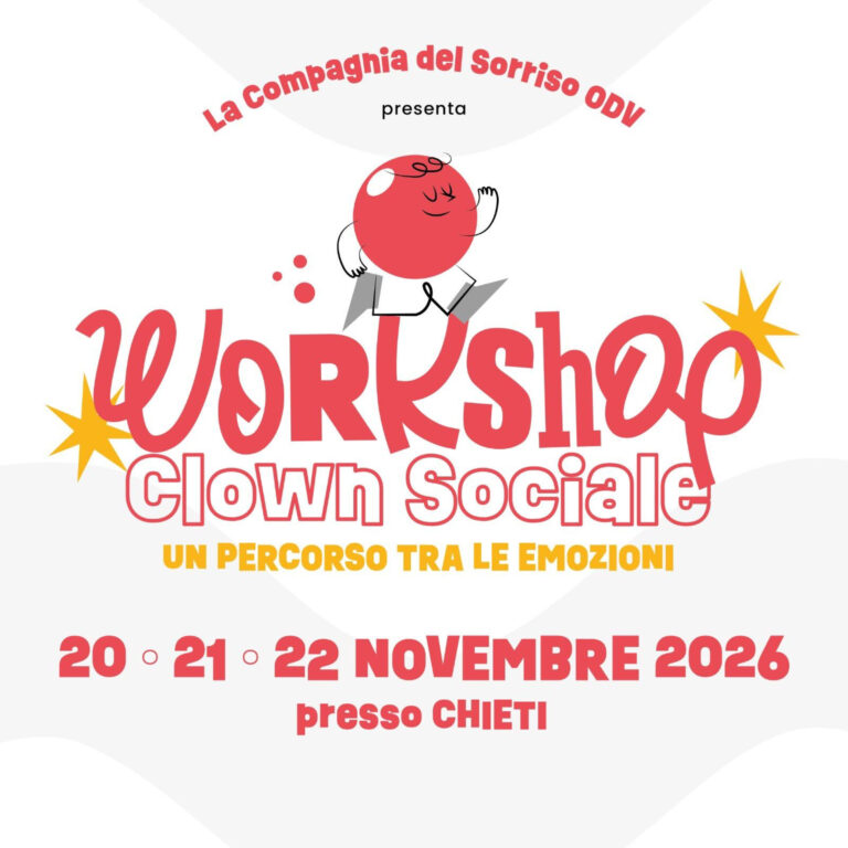 Il workshop a Chieti per diventare clown sociale