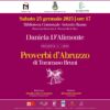 “Proverbi d’Abruzzo”, evento a Francavilla al Mare